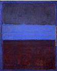 Mark Rothko Rust and blue painting